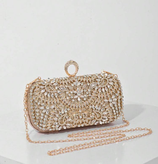 Crystal clutch bag