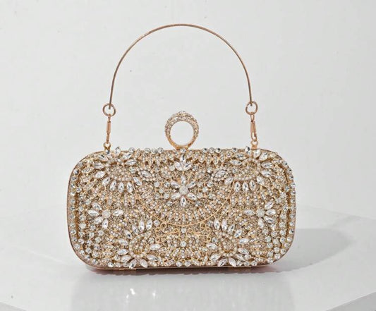 Crystal clutch bag